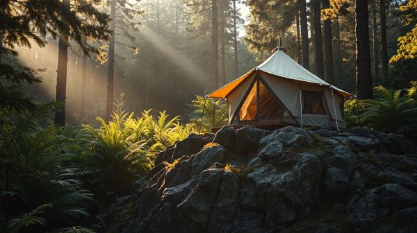 Découvrez le glam camping : une expérience haut de gamme en pleine nature